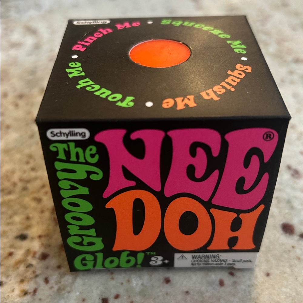 Schylling Groovy Nee Doh Glob - Orange - Picture 5 of 5